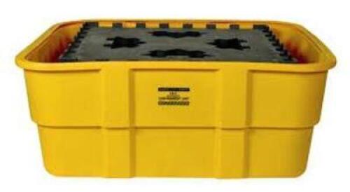 DESCRIPTION: (1) CONTAINMENT UNITBRAND/MODEL: EAGLE #1683INFORMATION: YELLOWSIZE: 67" X 67" X 26"RETAIL$: $2034.38 EAQTY: 1
