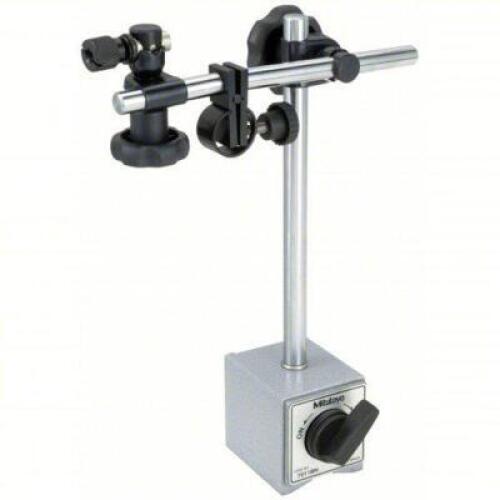 DESCRIPTION: (1) MAGNETIC-BASE INDICATOR HOLDER BRAND/MODEL: MITUTOYO #5C751 INFORMATION: MAGNETIC BASE, RIGID ARM, 600 N HOLDING POWER, V STEP RETAIL