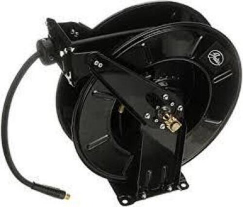 DESCRIPTION: (1) HEAVY DUTY RETRACTABLE HOSE REEL BRAND/MODEL: GATES #91070 INFORMATION: BLACK, STEEL SIZE: 1/2" X 50' RETAIL$: $154.67 EA QTY: 1