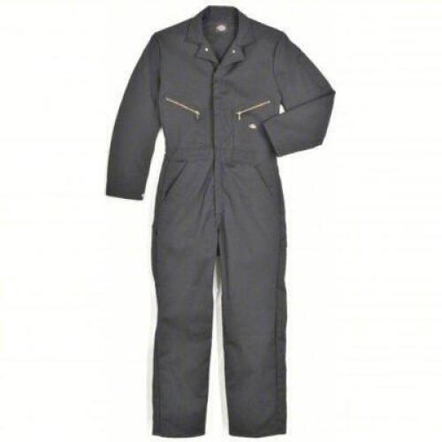 DESCRIPTION: (3) LONG SLEEVE COVERALLS BRAND/MODEL: DICKIES #48K123 INFORMATION: BLACK, COTTON/POLYESTER, ZIPPER, 4 POCKETS SIZE: XL, 46 IN X 48 IN RE