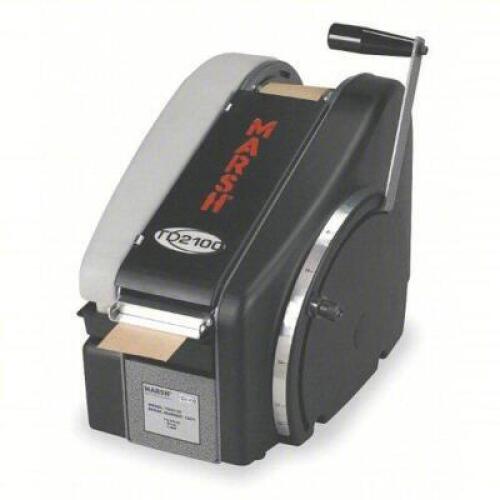 DESCRIPTION: (1) TAPE DISPENSING MACHINE BRAND/MODEL: MARSH #6CA10 INFORMATION: BLACK, MANUAL RETAIL$: $438.77 EA QTY: 1