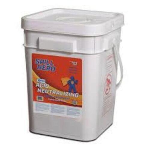 DESCRIPTION: (2) ACID NEUTRALIZING SUPER ABSORBENT BRAND/MODEL: SPILL HERO SIZE: 4 GALLON RETAIL$: $43.99 EA QTY: 2