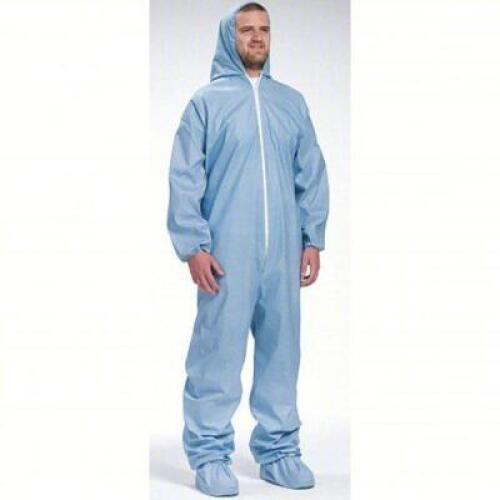 DESCRIPTION: (25) COVERALLS BRAND/MODEL: WEST CHESTER PROTECTIVE GEAR #34UJ69 INFORMATION: POLYESTER, ELASTIC WRIST, BLUE, SERGED SEAM SIZE: 5 XL RETA