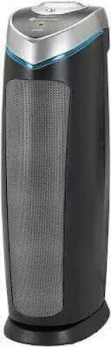 DESCRIPTION: (1) TRUE HEPA FILTER AIR PURIFIER WITH UV LIGHT SANITIZER BRAND/MODEL: GERMGUARDIAN INFORMATION: BLACK RETAIL$: $90.00 SIZE: 10.25 X 6.75