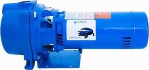 DESCRIPTION: (1) IRRIGATION SURFACE WATER WELL PUMP BRAND/MODEL: GOULDS WATER TECH #GT073TE INFORMATION: BLUE, 3PH, 1 1/2" NPT, 3/4 HP RETAIL$: $1045.