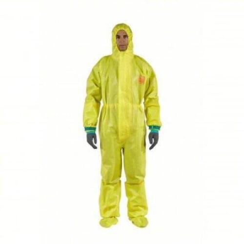 DESCRIPTION: (1) CASE OF (6) HOODED COVERALLS BRAND/MODEL: MICROCHEM #48MD07 INFORMATION: YELLOW SIZE: SIZE SMALLE RETAIL$: $504.98 EA QTY: 1