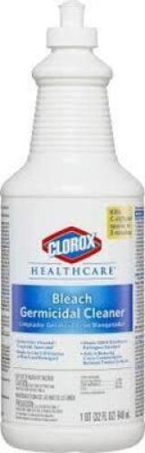 DESCRIPTION: (6) BLEACH GERMICIDAL CLEANER BRAND/MODEL: CLOROX HEALTHCARE SIZE: 32 FL OZ RETAIL$: $20.00 EA QTY: 6