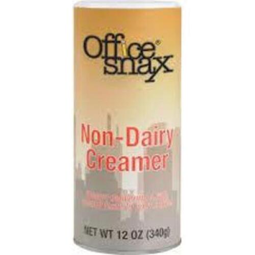 DESCRIPTION: (2) PACKS OF (3) POWDERED NON DAIRY CREAMER BRAND/MODEL: OFFICE SNAX SIZE: 12 OZ RETAIL$: $10.00 EA QTY: 2