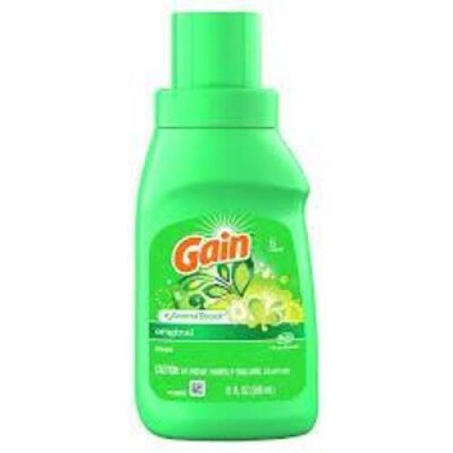 DESCRIPTION: (2) LAUNDRY SOAP BRAND/MODEL: GAIN AROMA BOOST INFORMATION: ORIGINAL SCENT SIZE: 10 FL OZ RETAIL$: $7.16 EA QTY: 2