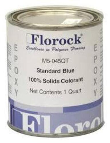 DESCRIPTION: (1) EPOXY COLORANT BRAND/MODEL: FLOROCK #M5-045QT INFORMATION: STANDARD BLUE SIZE: 1 QT RETAIL$: $66.98 EA QTY: 1