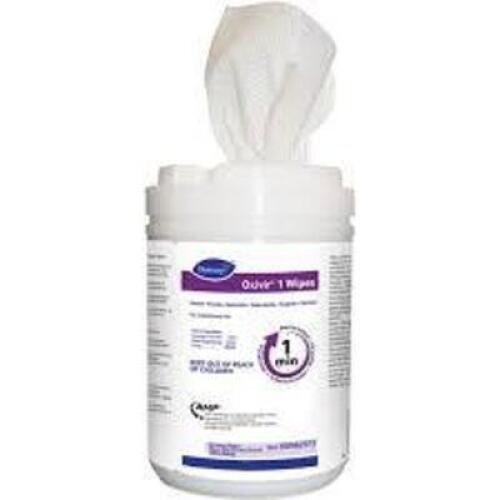 DESCRIPTION: (2) DIINFECTING WIPES BRAND/MODEL: DIVERSEY OXIVIR 1 WIPES SIZE: 60 WIPES PER CONTAINER QTY: 2