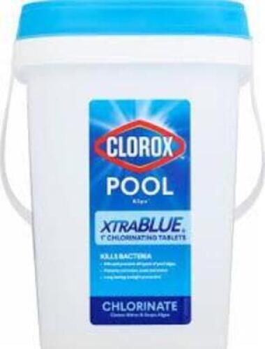 DESCRIPTION: (1) XTRABLUE CHLORINATING TABLETS BRAND/MODEL: CLOROX POOL AND SPA SIZE: 35 LB RETAIL$: $200.00 EA QTY: 1