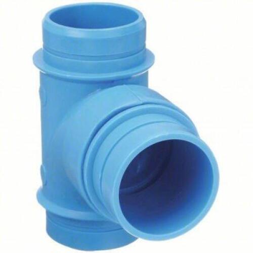 DESCRIPTION: (3) SANITARY TEE BRAND/MODEL: ORION #3RDU7 INFORMATION: BLUE, 4" FITTING PIPE SIZE, SCHEDULE 80, NO HUB X NO HUB X NO HUB, 80 PSI SIZE: 4