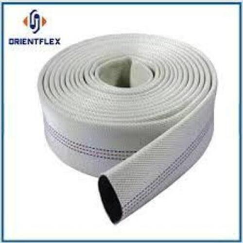 DESCRIPTION: (1) RUBBER LINED FIRE HOSE INFORMATION: WHITE SIZE: 100' RETAIL$: $385.00 EA QTY: 1
