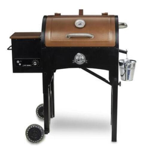 DESCRIPTION: (1) PORTABLE TAILGATE PELLET GRILL BRAND/MODEL: PIT BOSS/PB340TGW1 INFORMATION: FOLDING LEGS, 340 SQIN COOKING SPACE, 5LB HOPPER, DIGITAL