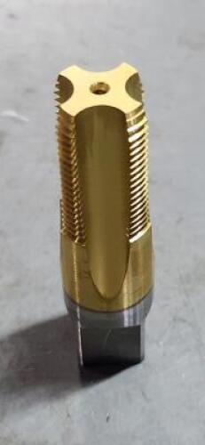 DESCRIPTION: (2) FACTORY REGRIND TAPS BRAND/MODEL: NORTH AMERICAN TOOL SIZE: 3/8"-18 QTY: 2