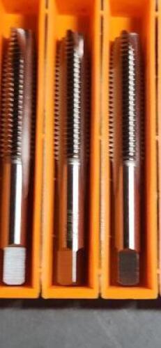 DESCRIPTION: (6) HSS STRAIGH FLUTE HAND TAPS BRAND/MODEL: HERTEL 77429462 SIZE: M10-1.5 RETAIL$: $91.56 QTY: 6