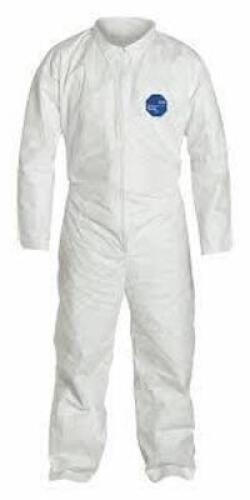 DESCRIPTION: (1) PACK OF (25) DISPOSABLE COVERALLS BRAND/MODEL: DUPONT #3AG59 INFORMATION: WHITE RETAIL$: $206.35 SIZE: 2 XL QTY: 1