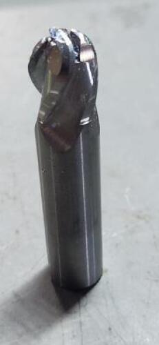DESCRIPTION: (1) SOLID CARBIDE BALL END MILL BRAND/MODEL: MONSTER 19LN01 SIZE: 1/2" DIA 5/8" LOC RETAIL$: $58.95 QTY: 1