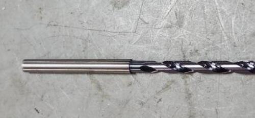 DESCRIPTION: (2) SOLID CARBIDE JOBBER DRILL BITS BRAND/MODEL: MITSUBISHI WS0500LB SIZE: 5mm RETAIL$: $220.95 QTY: 2