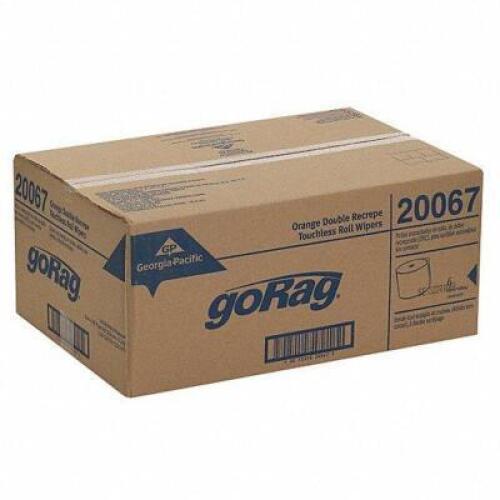 DESCRIPTION: (1) CASE OF (6) DRY WIPE ROLLS BRAND/MODEL: GEORGIA PACIFIC #4CY77 RETAIL$: $188.48 SIZE: 250 FT ROLL LENGTH QTY: 1