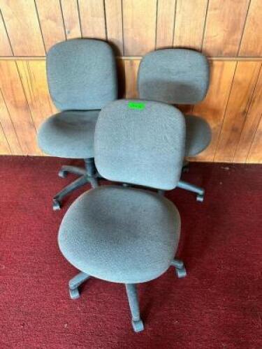 (3)- OFFICE CHAIRS