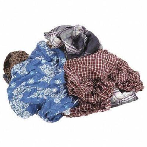 DESCRIPTION: (1) CLOTH RAG ASSORTED BRAND/MODEL: GRAINGER #5LVDO RETAIL$: $90.71 SIZE: 50 LB QTY: 1