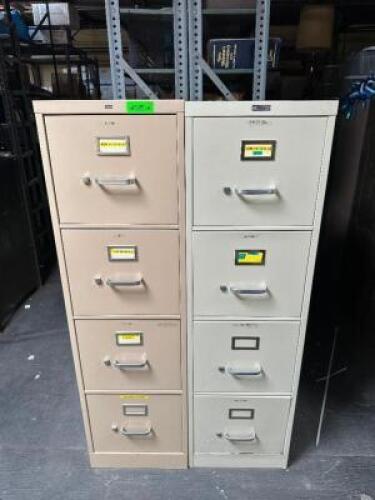(2) - FILE CABINETS
