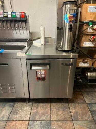 SINGLE DOOR PREP TOP COOLER