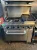 6 BURNER STOVE TOP AND OVEN - 2
