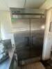78" TWO SECTION SOLID DOOR REACH IN FREEZER - 2