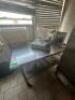48" STAINLESS STEEL PREP TABLE WITH UNDERSHELF AND CASTERS - 3