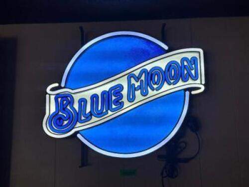 BLUE MOON NEON SIGN