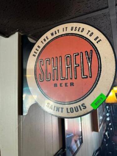 SCHLAFLY BEER WALL SIGN