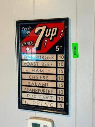 VINTAGE 7UP MENU