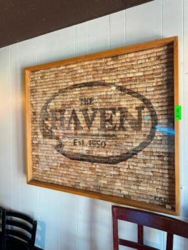 FRAMED "THE HAVEN" CORK ARTWORK