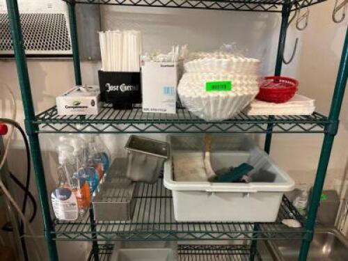 CONTENTS OF SHELVING UNIT