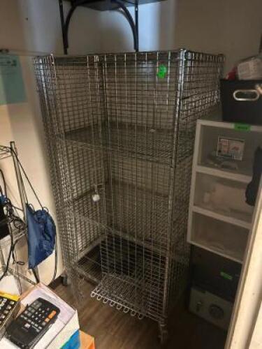 CAGED SECURITY SHELVING