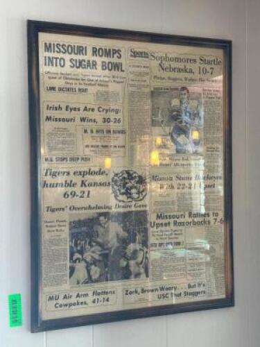 FRAMED MIZZOU ART