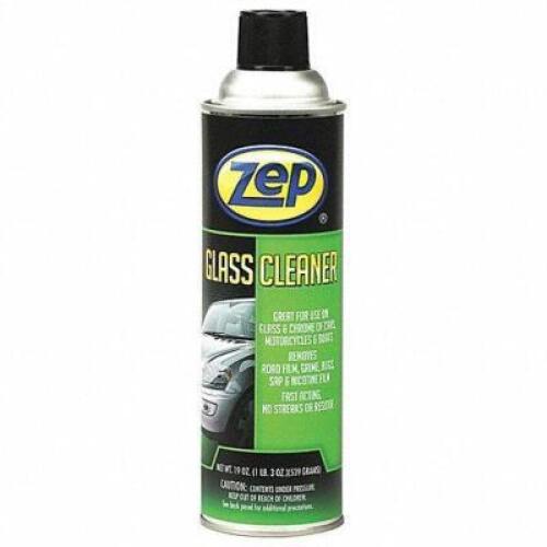 DESCRIPTION: (6) GLASS CLEANER BRAND/MODEL: ZEP #54ZL34 RETAIL$: $7.00 EA SIZE: 19 OZ QTY: 6