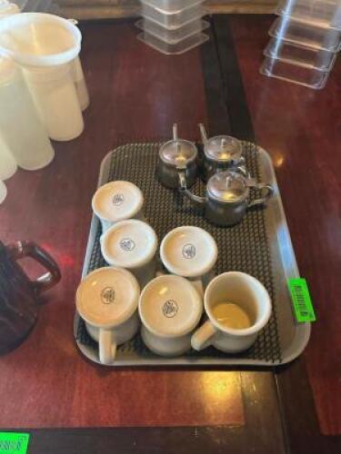 TEA CUPS AND CREAMER CUPS