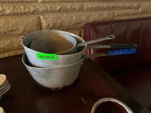 (3) - SAUCE PANS
