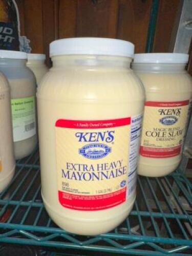 (3) - JUGS OF MAYONNAISE