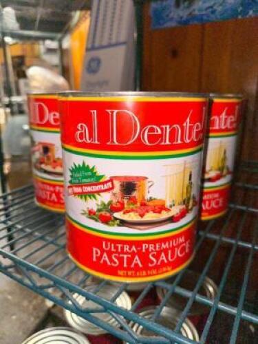 (6) - CANS OF PASTA SAUCE