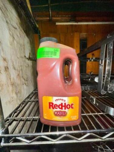 (2) - JUGS OF RED HOT