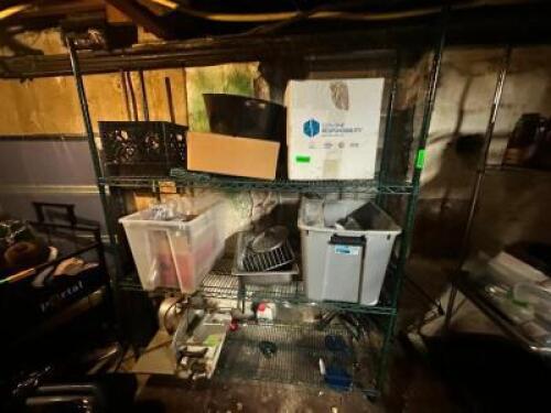 CONTENTS OF SHELVING UNIT