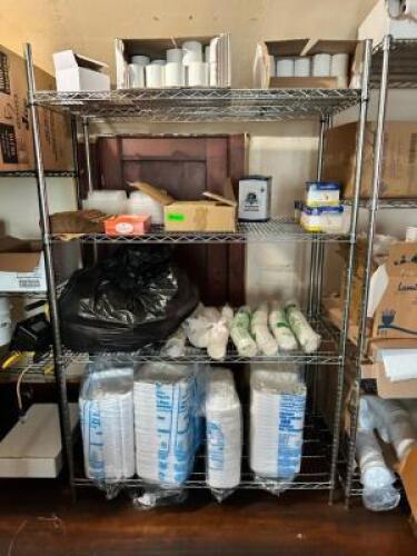 CONTENTS OF SHELVING UNIT