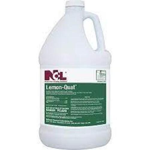 DESCRIPTION: (4) LEMON QUAT CLEANER BRAND/MODEL: NCL WORLD GLASS CLEANING SOLUTIONS ADDITIONAL INFORMATION: ONE STEP DISINFECTANT CLEANER AND DEODORAN