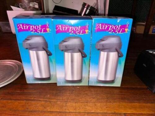 (3) - HOT BEVERAGE DISPENSERS