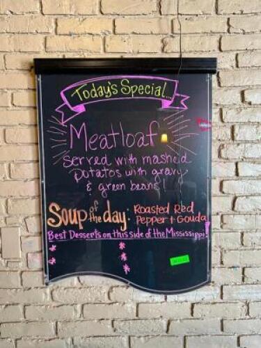 LIGHT UP MENU SIGN